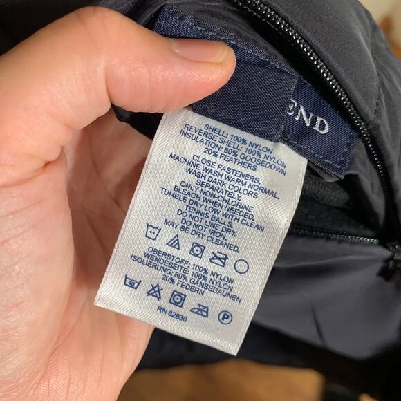 Lands' End Women's Down Puffer Winter Jacket Size L - Picture 9 of 12